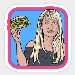 Sharon's Cheese and Pickle Sandwich Sticker